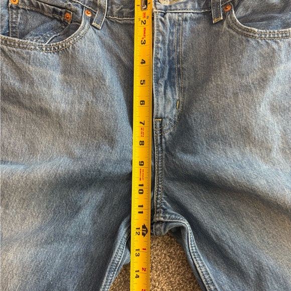 Levi's Blue Low Pro Straight Leg Jeans - Picture 6 of 7